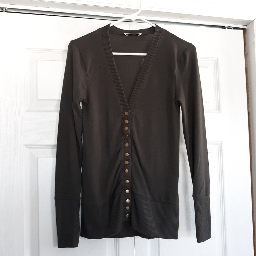 Zenana Button up sweater